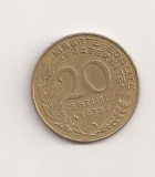 Moneda Franta - 20 Centimes 1978 v2, Europa