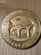 Medalii (99) Expozitia Filatelica 1978 Iasi foto