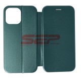 Husa Flip Cover Apple iPhone 13 Pro Max Verde Sea Green Premium