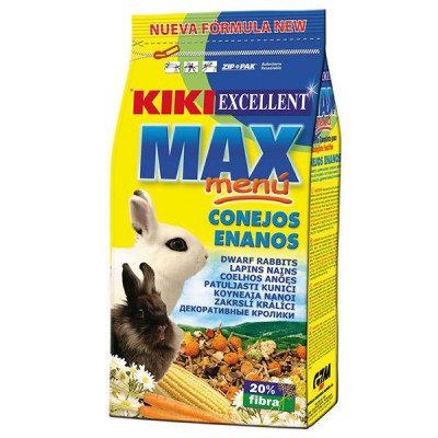 KIKI EXCELLENT MAX MENU - hrană pentru iepuri pitici 1kg foto