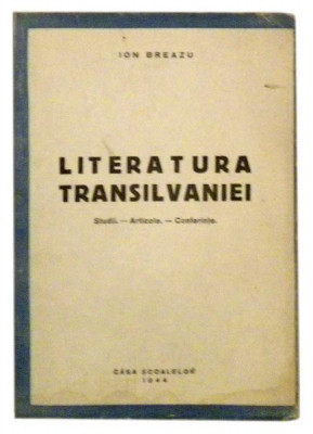 Literatura Transilvaniei-studii-articole-conferinte foto