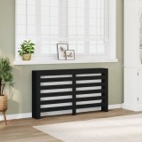 VidaXL Mască pentru calorifer, negru, 149x20x82 cm, lemn prelucrat 852700