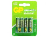 Baterii Zinc-Carbon 1.5V AA Nere&icirc;ncărcabile 4 Bucăți GREENCELL, GP
