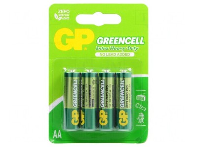 Baterii Zinc-Carbon 1.5V AA Nere&amp;icirc;ncărcabile 4 Bucăți GREENCELL foto