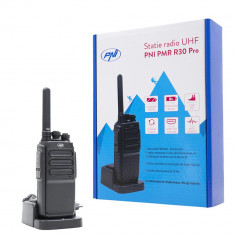 Resigilat : Statie radio UHF portabila PNI PMR R30 Pro, 1 buc, acumulator 1200 mAh foto