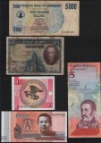 Set 5 bancnote de prin lume adunate (cele din imagini) #81, Africa