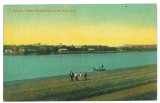 4485 - TURNU-SEVERIN, Danube, de pe malul sarbesc - old postcard - used - 1910