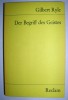 Der Begriff des Geistes / Gilbert Ryle