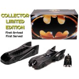Batman 1989 - amored batmobile with batman - 1:24 die-cast model limted edition