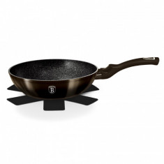 Tigaie wok marmorata 28 cm Shiny Black Berlinger Haus BH 6610 foto