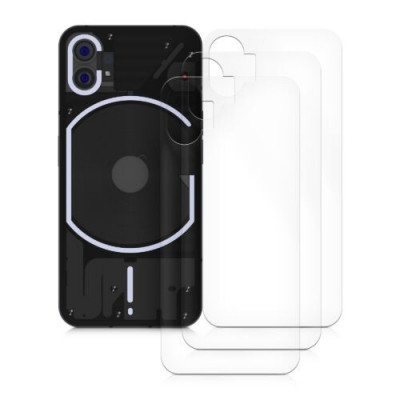 Set 3 folii de protectie Kwmobile pentru Nothing Phone 1, Spate, Polimer, 59502.5 foto