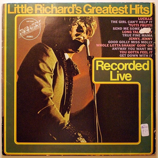 Vinil LP Little Richard &ndash; Little Richard&rsquo;s Greatest Hits - Recorded Live (VG)