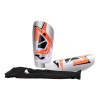 Aparatori tibie fotbal Joma J-PRO, material rezistent, fixare cu ciorap, intarire EVA, verde/albastru/negru