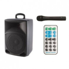 Boxa activa Sal Bluetooth 120W cu acumulator Microfon si Telecomanda foto