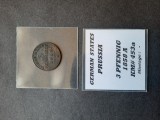 3 Pfennig 1858 A, Statele Germane (Prusia) - A 3982