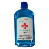 Alcool Sanitar, Alcomar, Efect Anti-Bacterian, Concentratie 70% alc, Culoare Albastra, 500ml
