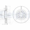 DELPHI BG3714 Disc frana