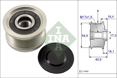 INA 535 0112 10 Sistem roata libera, generator foto