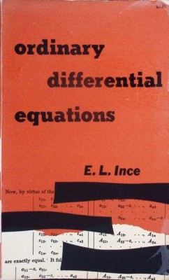 ORDINARY DIFFERENTIAL EQUATIONS-E.L. INCE-337559 foto