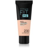 MAYBELLINE NEW YORK Fit Me! Matte+Poreless machiaj mat pentru piele normală și grasă culoare 230 Natural Buff 30 ml