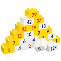 Joc Piramida numerelor - Prof.Kortenkamp&#039;s Hubelino 230 piese