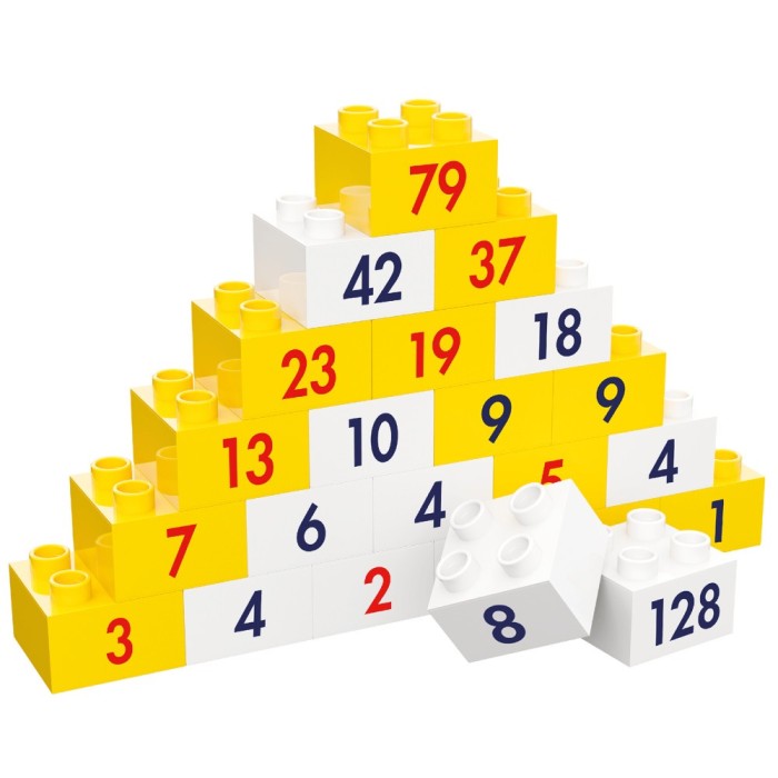 Joc Piramida numerelor - Prof.Kortenkamp&#039;s Hubelino 230 piese