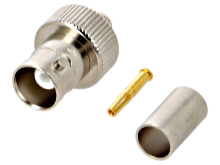 Conector BNC mamă drept 50&Omega;