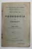 PEDAGOGIA LUI HERBART de CHR. UFER , 1919 , PREZINTA SUBLINIERI