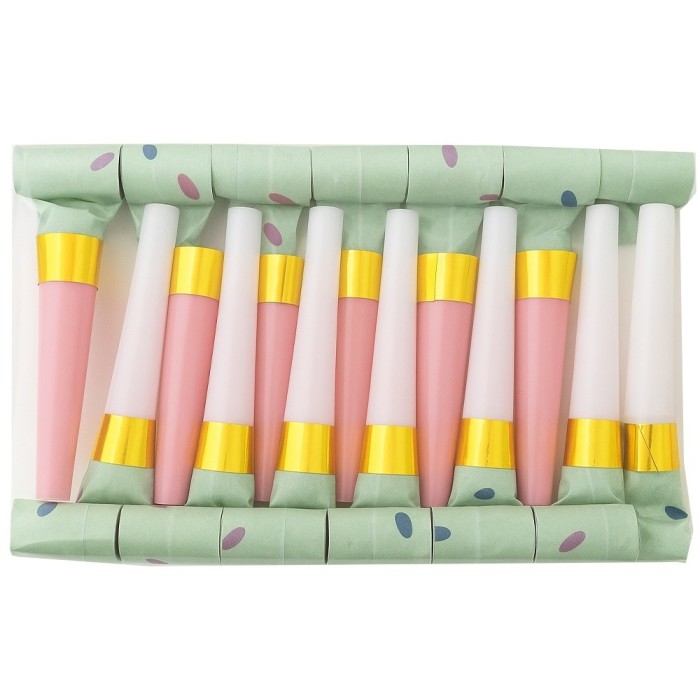 Set 10 suflatori pentru petreceri, copii, multicolor