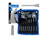 Set dornuri cilindrice cu cap sferic Cr-V, 9 bucati, Geko G38552