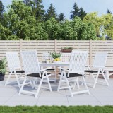 VidaXL Perne scaune grădină 6 buc. negru 50x50x3 cm țesătură Oxford