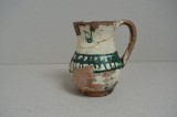 Cana de ceramica glazurata Sibiu sec 18-19