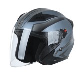 Casca De Protectie Pentru Scutere Si Motociclete Unghiular, Culoare Albastra, Marime L, Hecht52627L