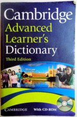 CAMBRIDGE ADVANCED LEARNER&amp;#039;S DICTIONARY , THIRD EDITION , EDITED by COLIN MCINTOSH , 2008 + CD* foto