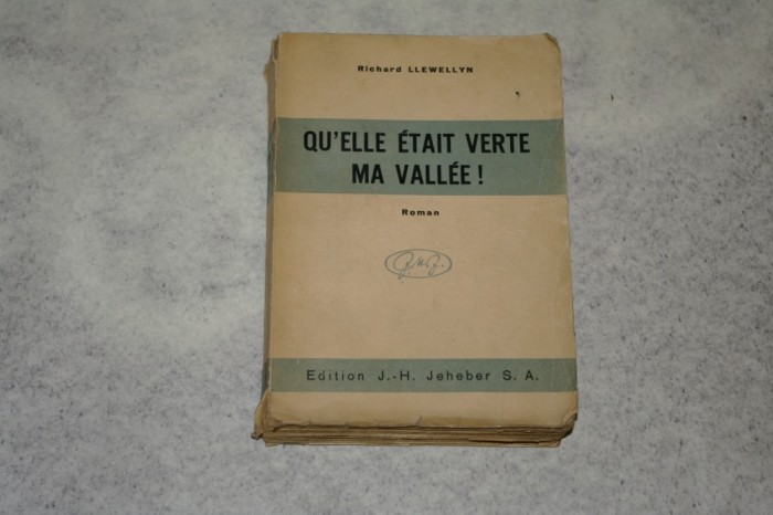 Qu&#039;elle etait verte ma vallee! - Richard Llewellyn - 1942