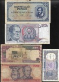 Set 5 bancnote de prin lume adunate (cele din imagini) #318