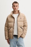 Tommy Jeans geacă culoarea maro, de iarnă, DM0DM22040