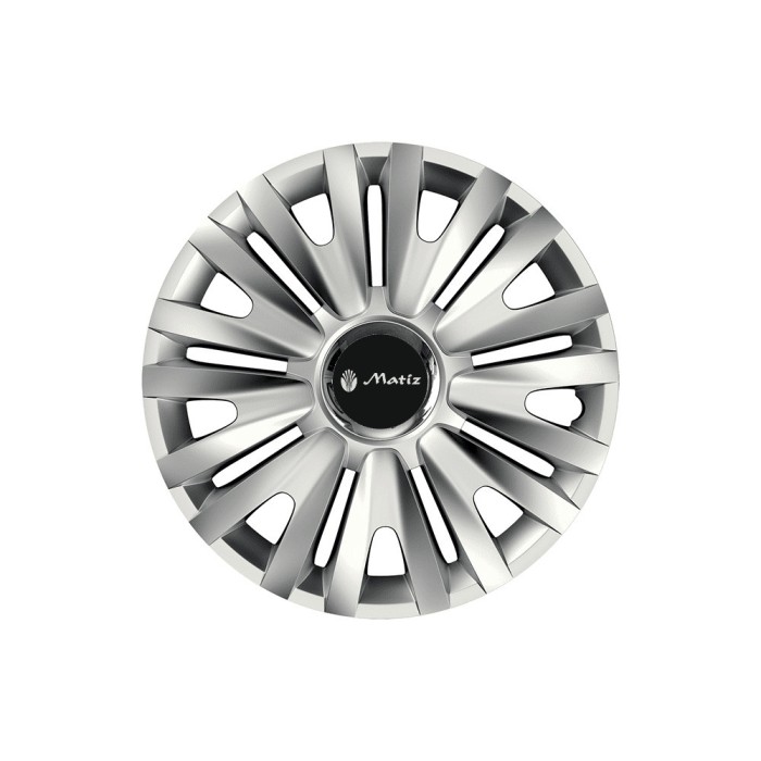 Set 4 capace roti Cu Inel Cromat Royal pentru gama auto Matiz