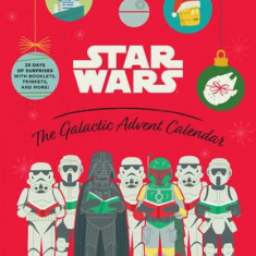 Star Wars: The Galactic Advent Calendar: 25 Days of Surprises with Booklets, Trinkets, and More! (2021 Advent Calendar, Countdown to Christmas, Offici