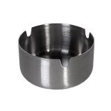 Scrumiera din metal, Argintiu, 8x4 cm, ATU-083784, Oem