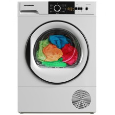 Uscator de rufe Heinner HHPD-V7T1CHA++, Pompa de caldura, 7 kg, 15 programe, Clasa A++, Display LED, Lumina cuva, Blocare acces copii, Alb