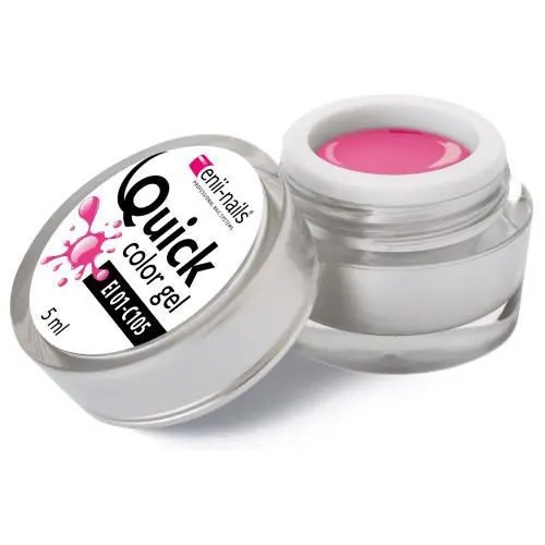 ENII Gel colorat LED/UV Quick Color - Pink, 5ml