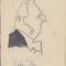 HST 178S Caricatura Valer Pop anii 1930 Geo Dumitrescu semnata