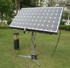 Tracker solar automatizat pentru panouri fotovoltaice foto