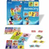 Puzzle si Joc Memory Personaje Disney, 25/36/49 Piese, Ravensburger