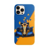 Husa compatibila cu Apple iPhone 14 Pro model Mclaren F1,Silicon, Tpu, Viceversa, Transparent, Carcasa