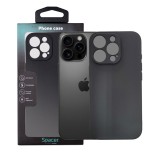 Husa Iphone 16 Pro Spacer, grosime 1.5mm, material flexibil TPU, negru &quot;SPPC-AP-IP16P-TPU&quot;