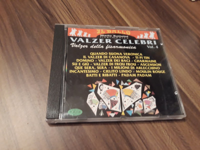 CD VALZER CELEBRI VOL 4 VALZER DELLA FISARMONICA ORIGINAL STARE FB foto