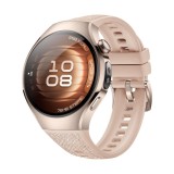 Smartwatch Huawei Soc-L29L Bej, AMOLED, GPS, NFC, Monitorizare ritm cardiac, Somn, 5ATM, Android/iOS, Bluetooth, Curea Crem