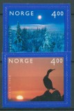 Norvegia 1999 - Millennium, serie timbre autocolant, neuzate